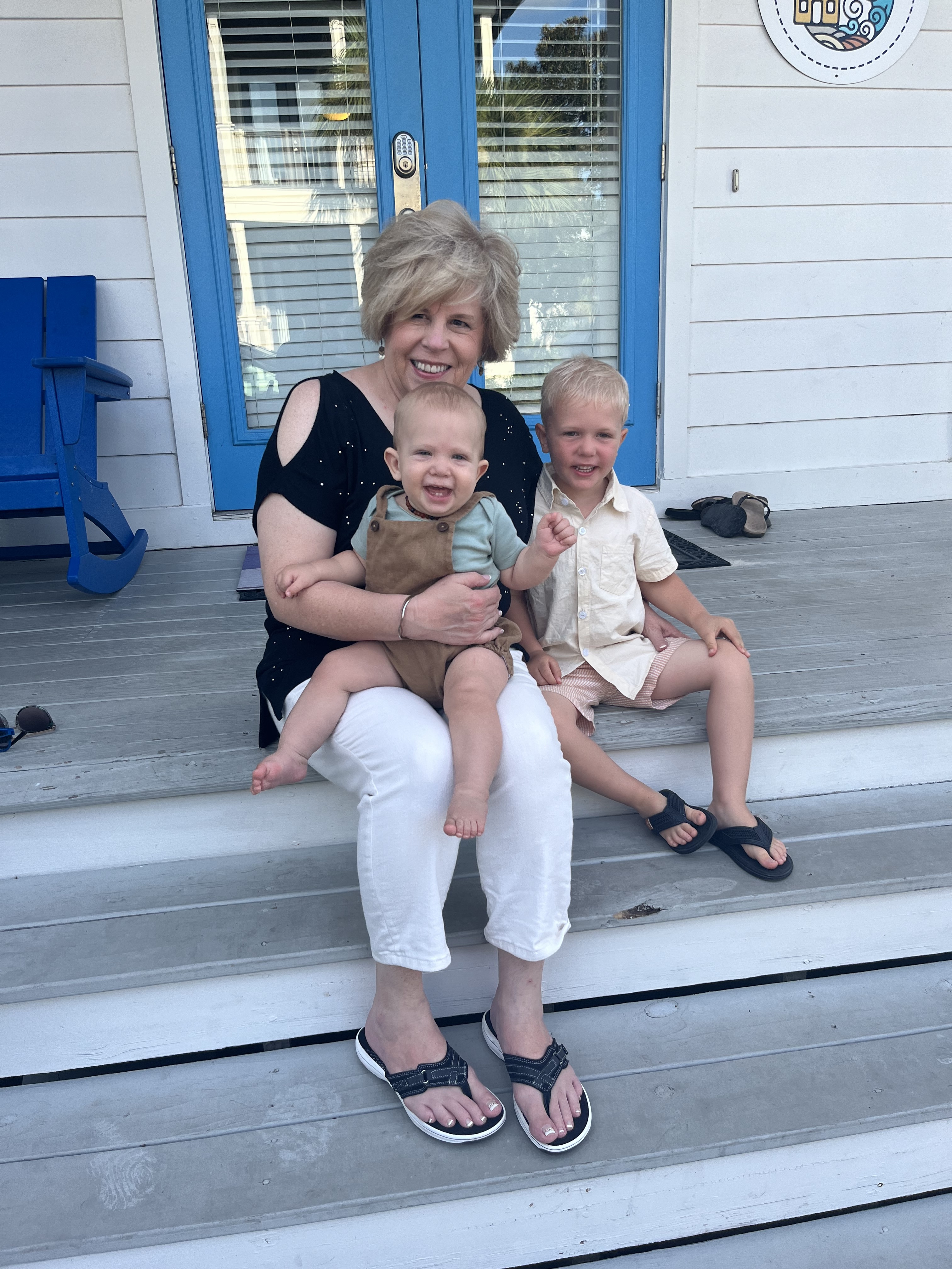 Dianne Ash with grandchildren